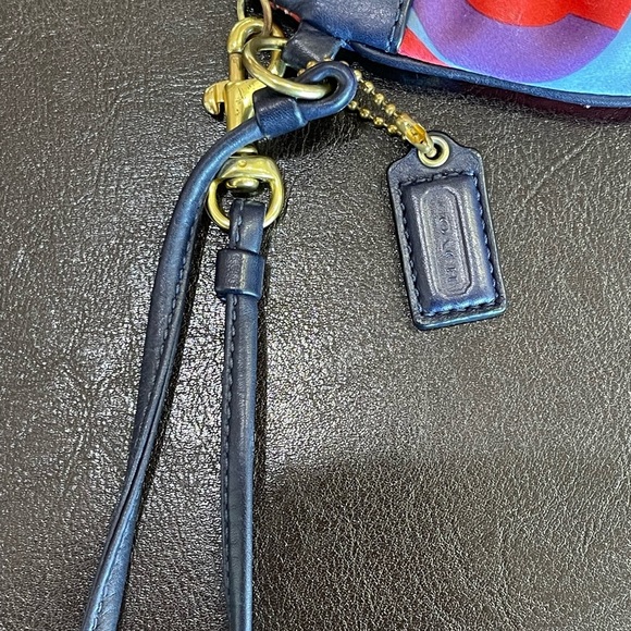 Coach Resort OP art satin wristlet - Picture 9 of 14